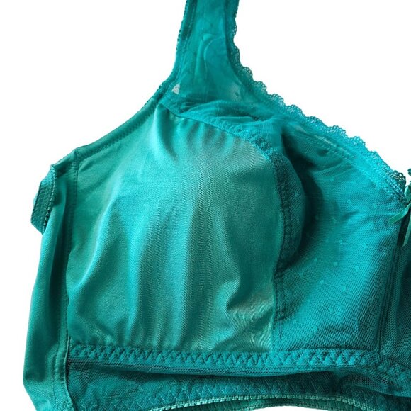 Rhonda Shear Green Style 676 Shapewear Leisure Bra in Size  3X - Picture 4 of 9